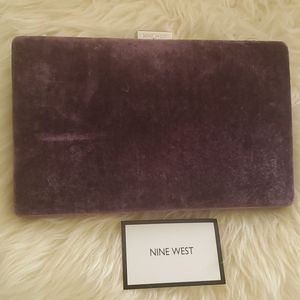 Nine west purple clutch